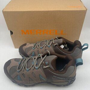 " New Low Price" Merrell Shoes Women Deverta2 Mid WP Hiking Shoes Falcon/Trooper
